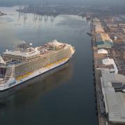 PHOTOS: $1bn cruise ship sails into Southampton
