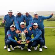Hampshire's winning team (back l-r): Matt Wilcox, Colin Roope, Mark Burgess and Tom Robson. Front row: Billy McKenzie, Martin Young and Ryan Harmer. (Leaderboard Photography)