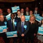 Royston Smith retained the Southampton Itchen seat for the Conservatives. General election count 2017, Southampton Guildhall.                 Picture: Chris Moorhouse.