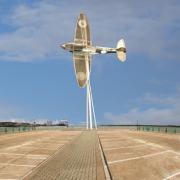 The proposed Spitfire monument at Town Quay