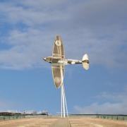 Gordon Brown backs bid to honour Spitfire with a 160ft memorial at Town Quay.