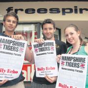 Ashley Cairney, Jim Lampard and Lauren Haywood from Freespirit will be supporting the Tigers.