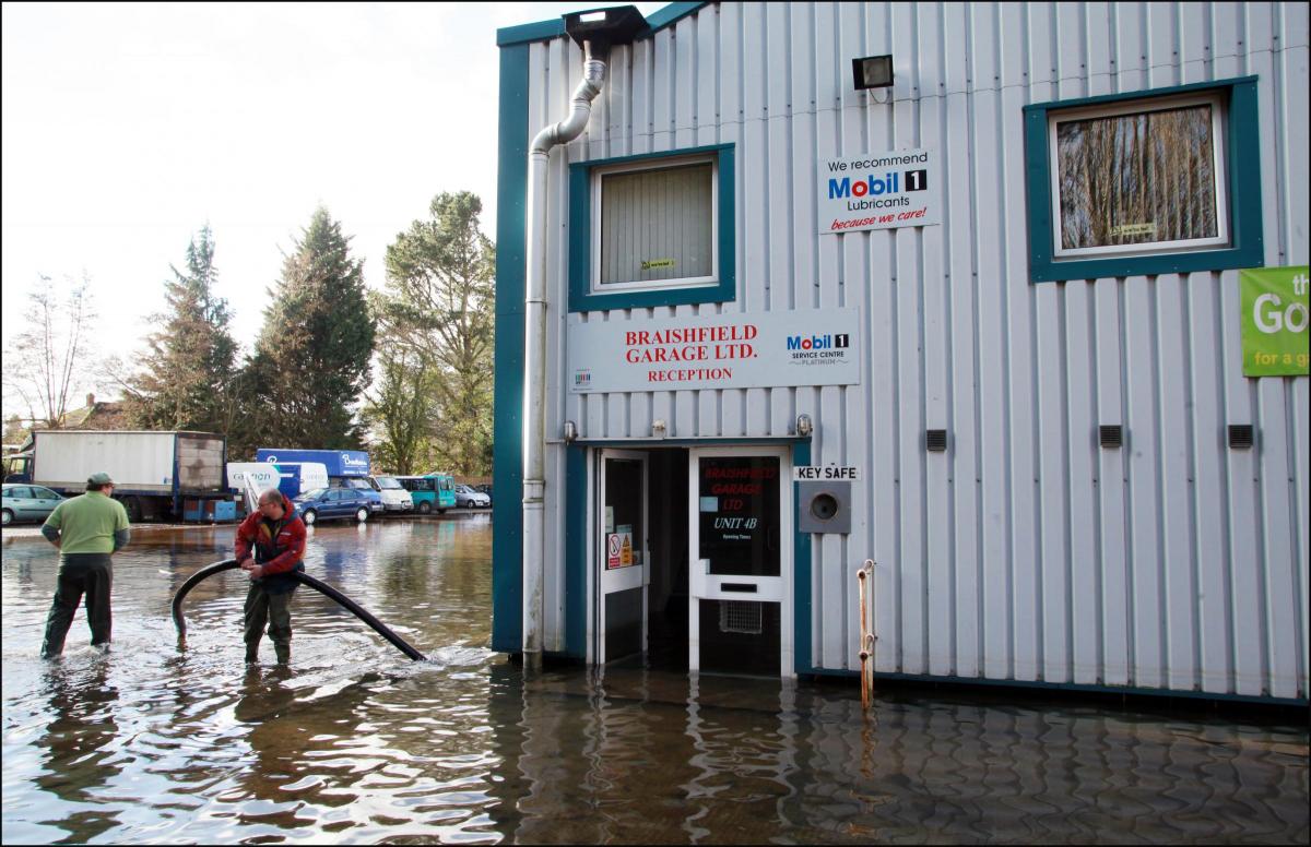 Flooding in Romsey