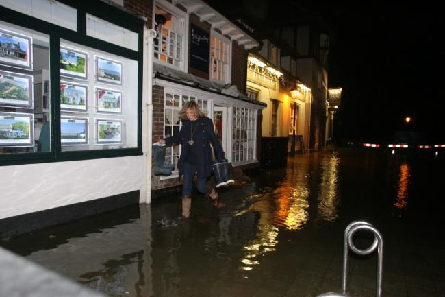 Flooding in Lymington