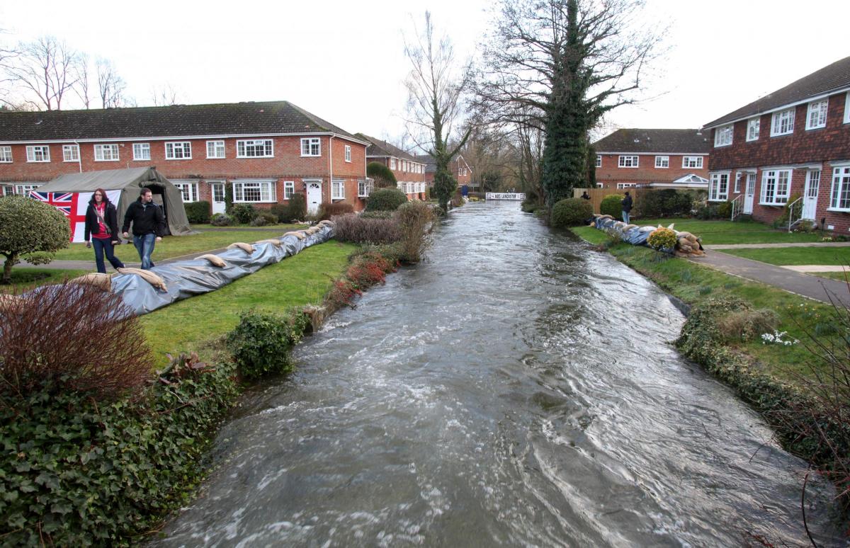 Storms of February 2014 - Romsey