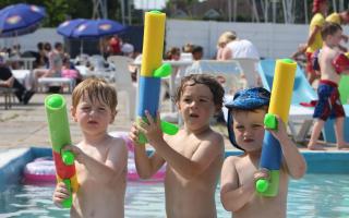 Summer fun at Lymington Sea Water Baths