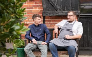 Jacob Riggs (left) and the new head chef, Joe Hibberd