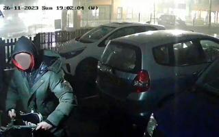 CCTV image of the suspect