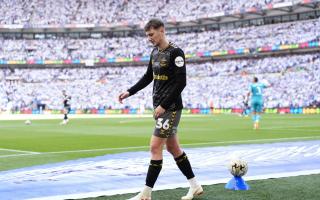 David Brooks was forced off early against Leeds at Wembley