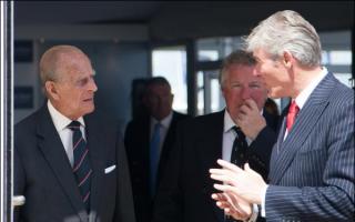 Prince Philip visits Aberdeen Asset Management Cowes Week