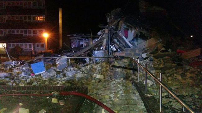 Father and daughter in 'miracle' escape as explosion wrecks home