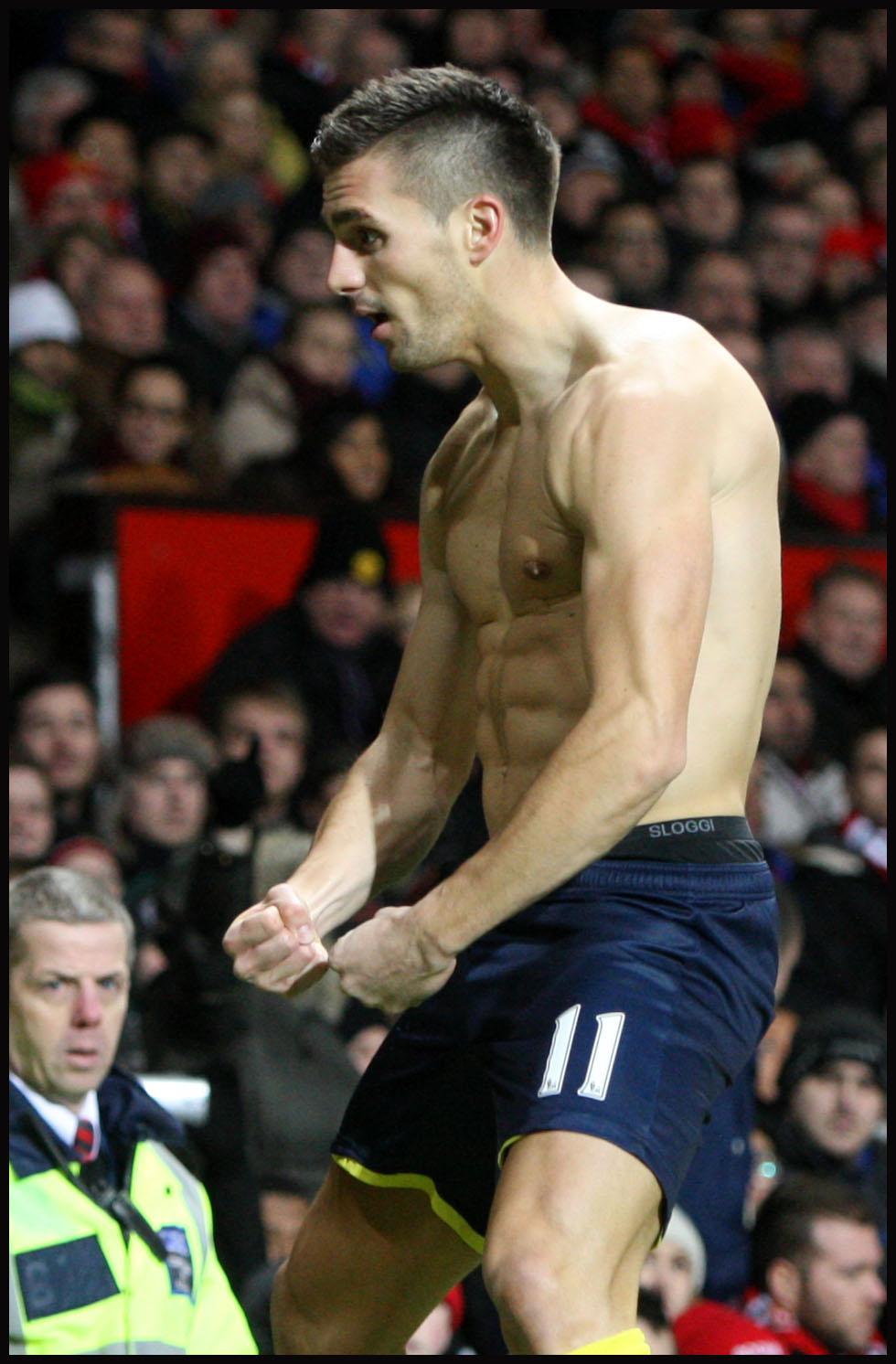 Pictures from the Barclays Premier League clash between Manchester United v Saints at Old Trafford. The unauthorised downloading, editing, copying, or distribution of this image is strictly prohibited.