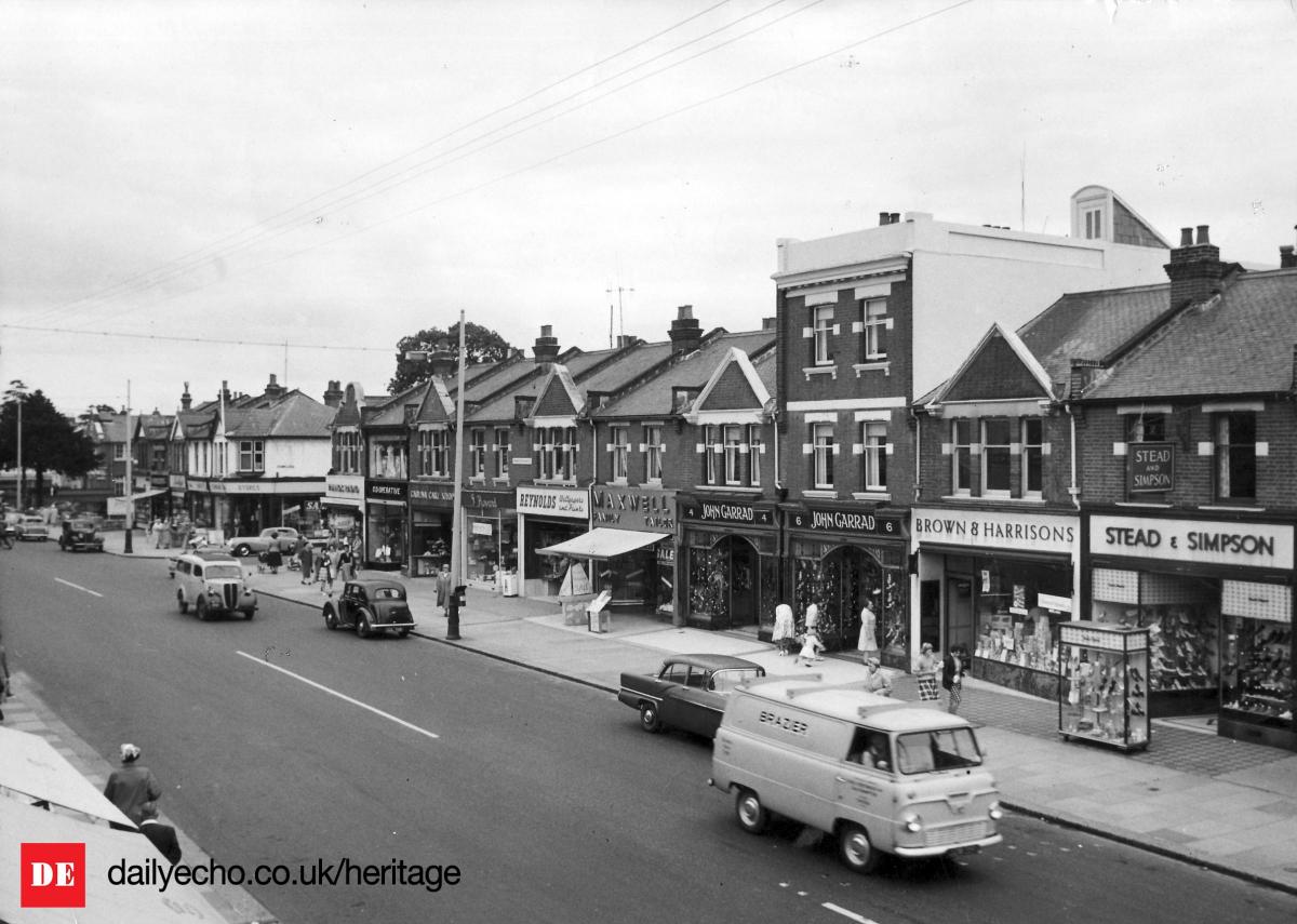 – Shirley High Street pictured from a different angle in June 1960