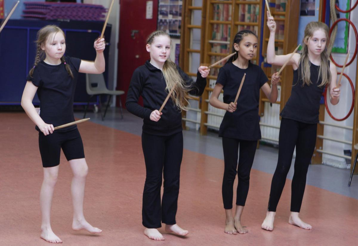 Bassett Green Primary. Picture from Rock Challenge 2015.