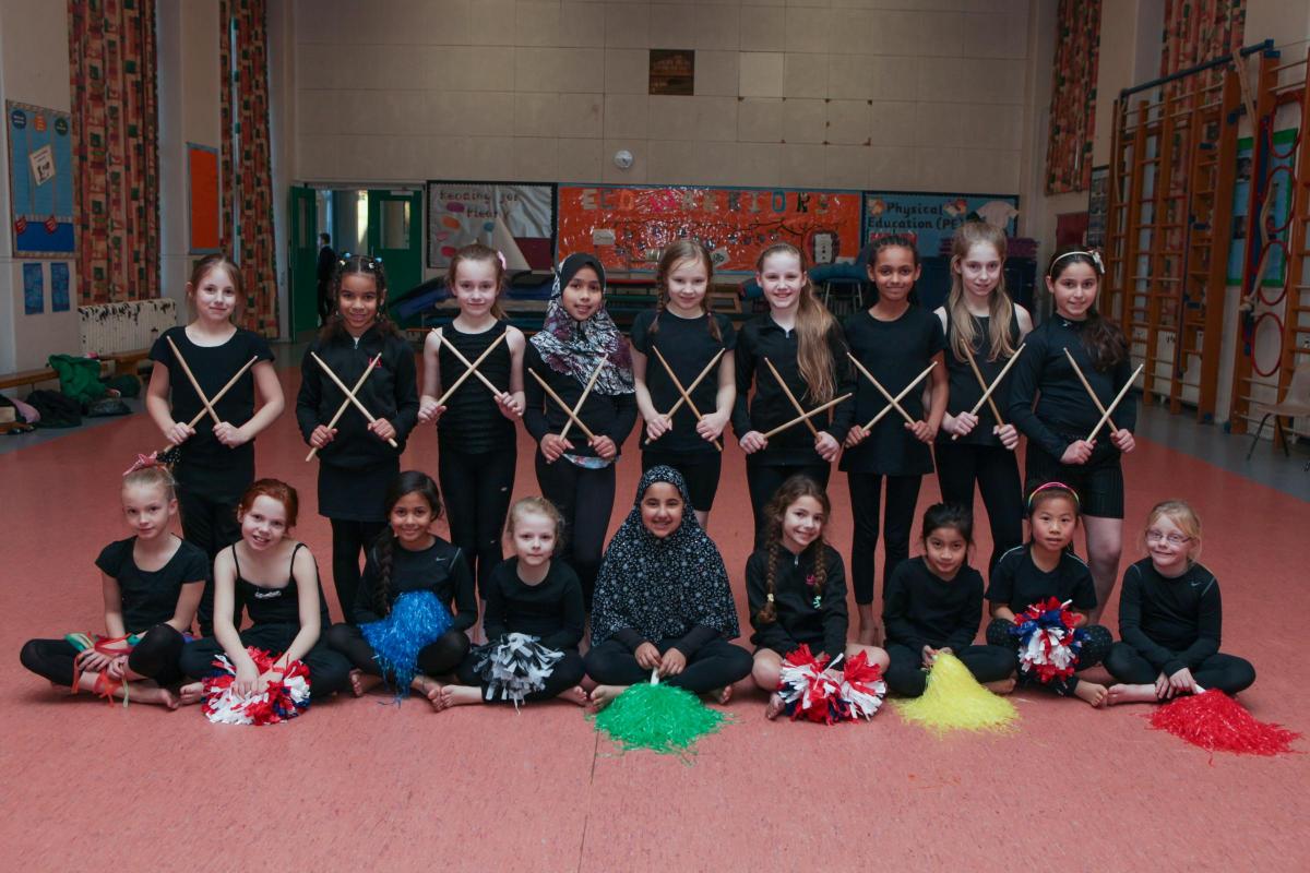 Bassett Green Primary. Picture from Rock Challenge 2015.