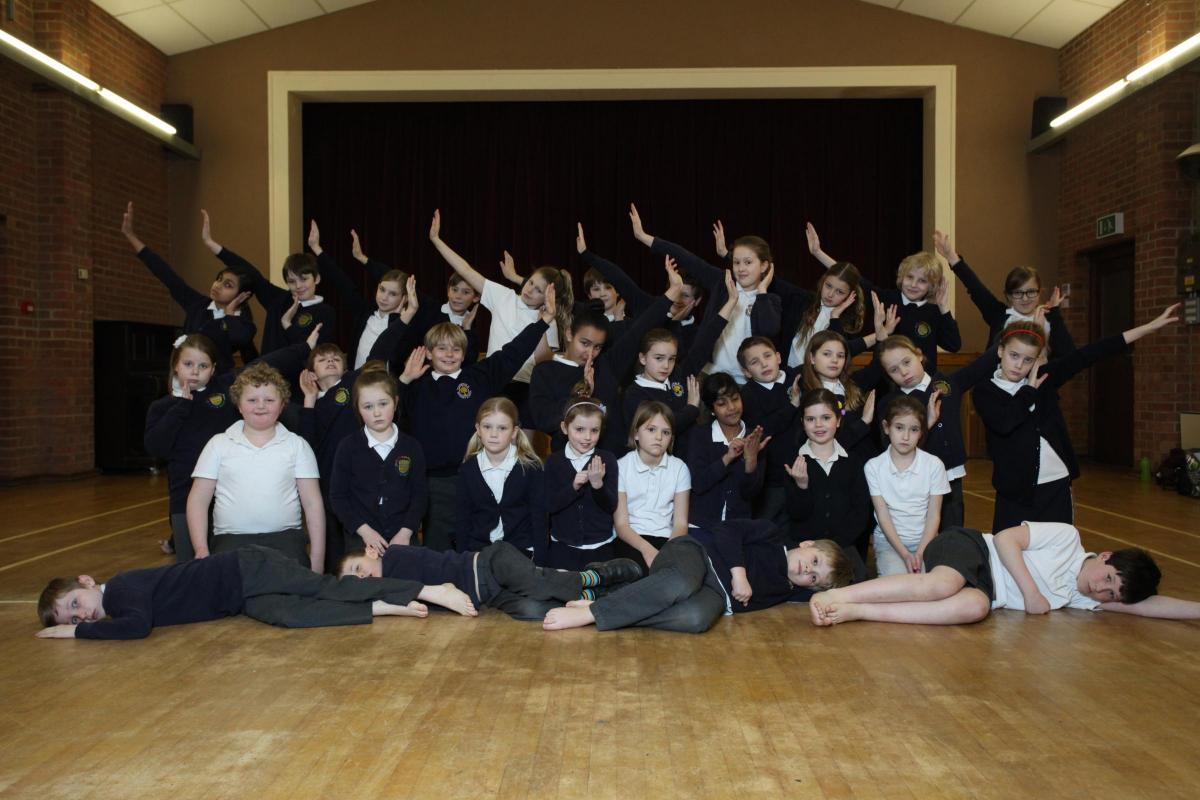 Braishfield Primary. Picture from Rock Challenge 2015.