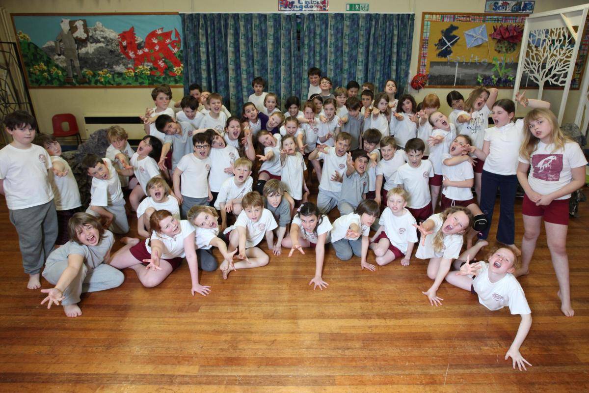 Halterworth Community Primary School. Picture from Rock Challenge 2015.