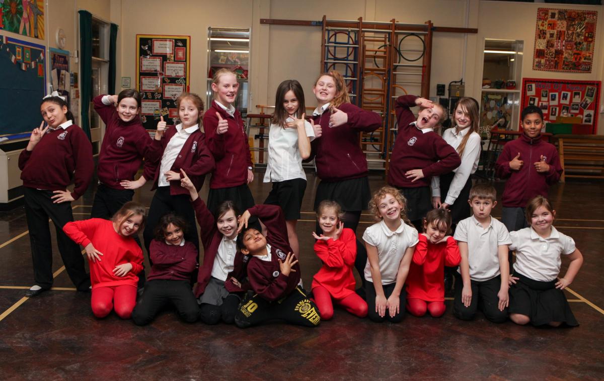 Oakfield Primary School. Picture from Rock Challenge 2015.