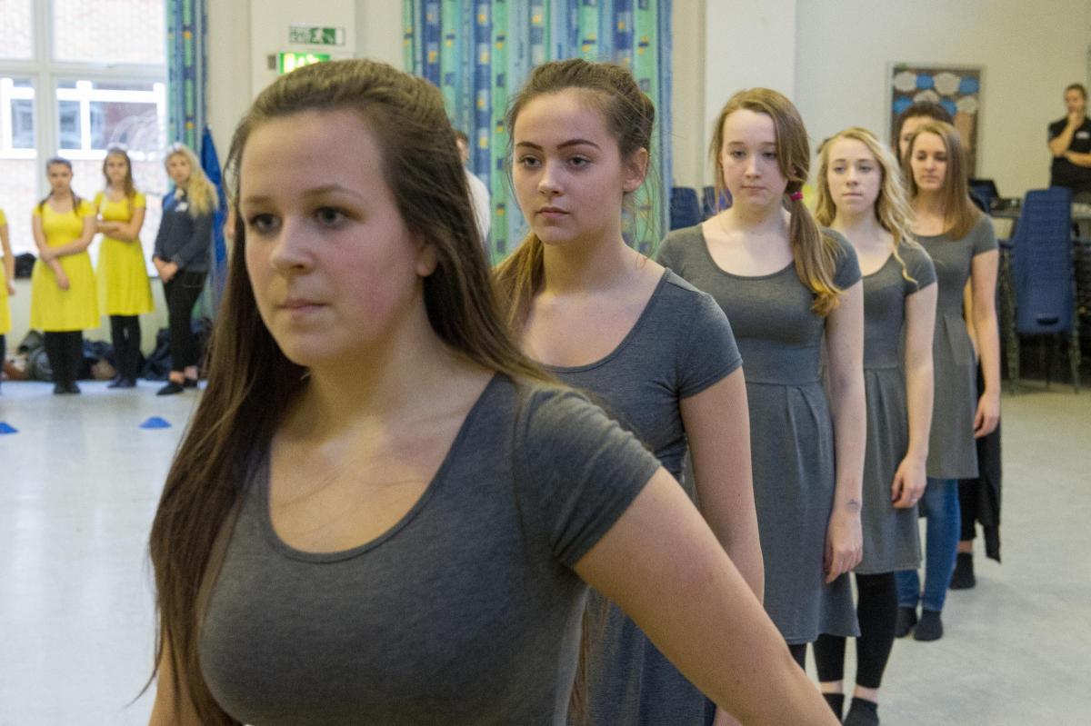 Testwood Sports College. Picture from Rock Challenge 2015.