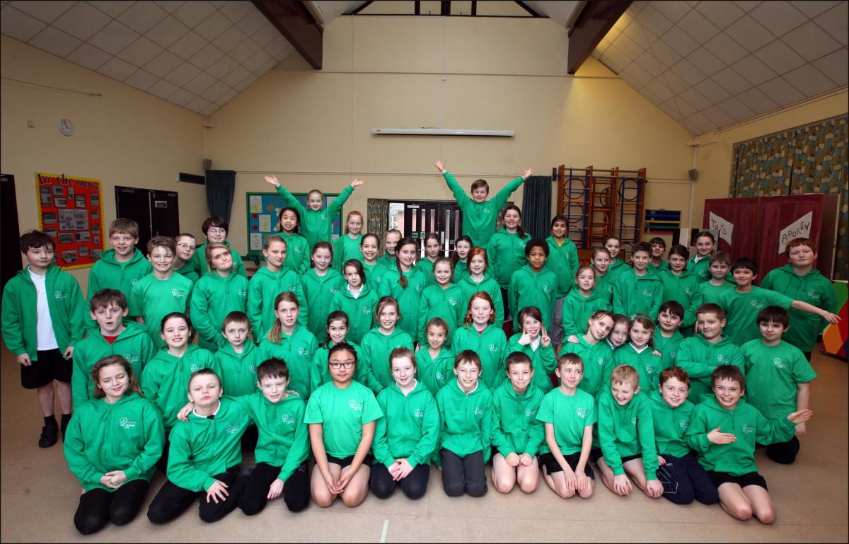 Wellow Primary School. Picture from Rock Challenge 2015.