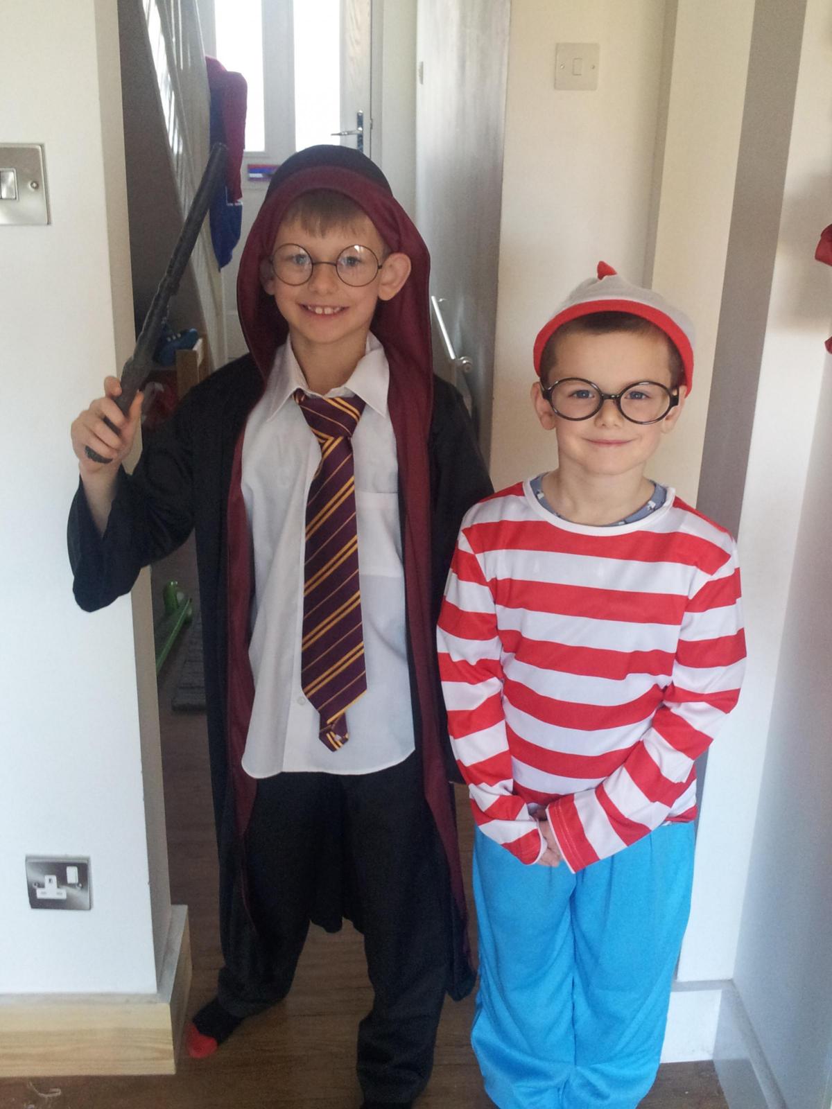 Harry & Wally ready for world book day