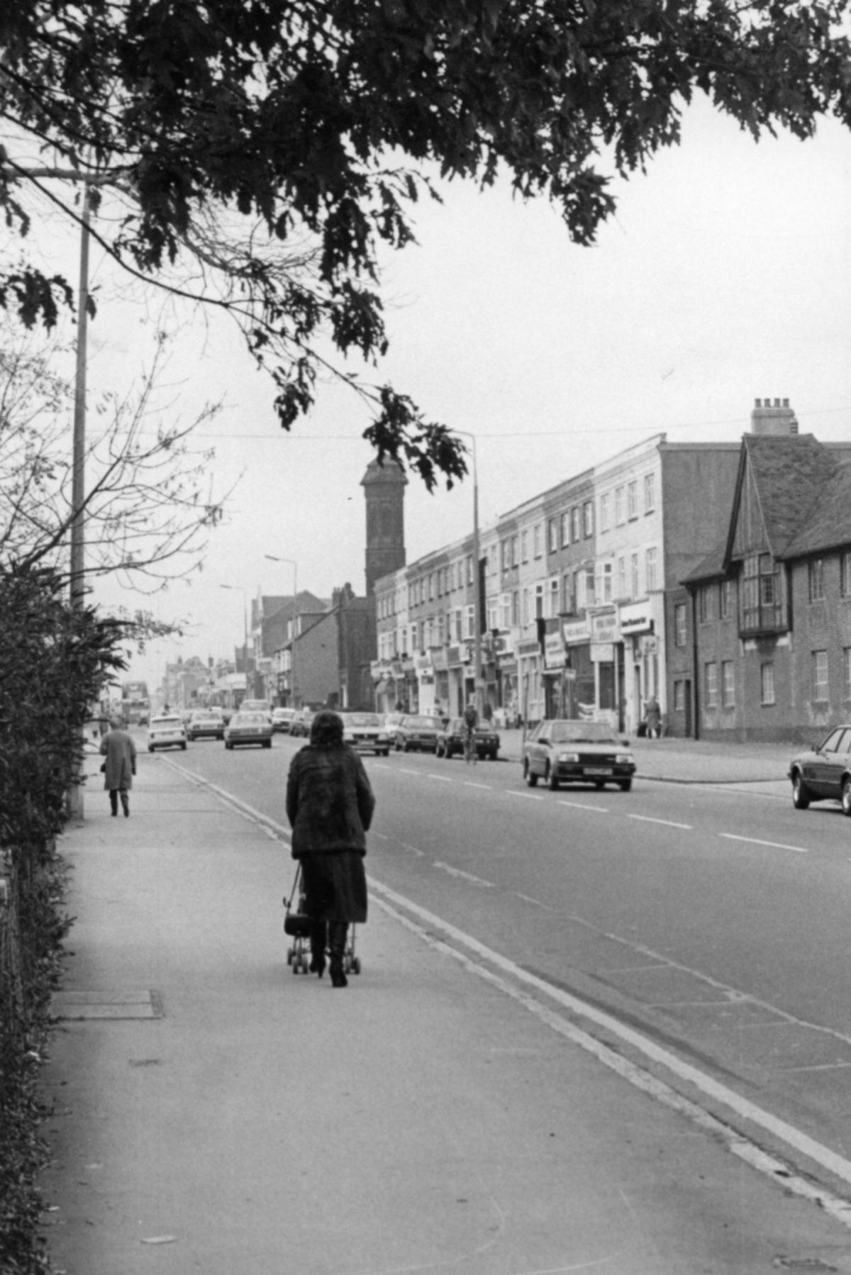 Shirley High Street in 1983.