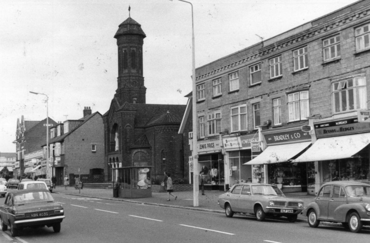 Shirley High Street in 1980.
