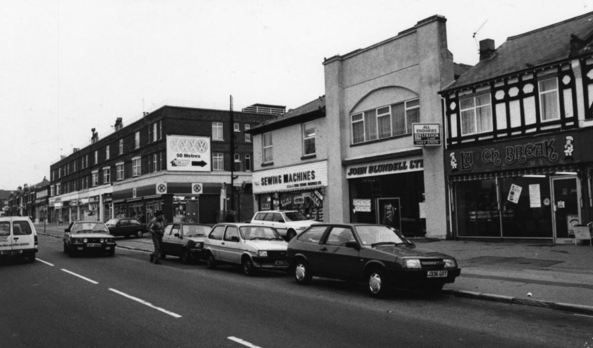 Shirley High Street in 1991.