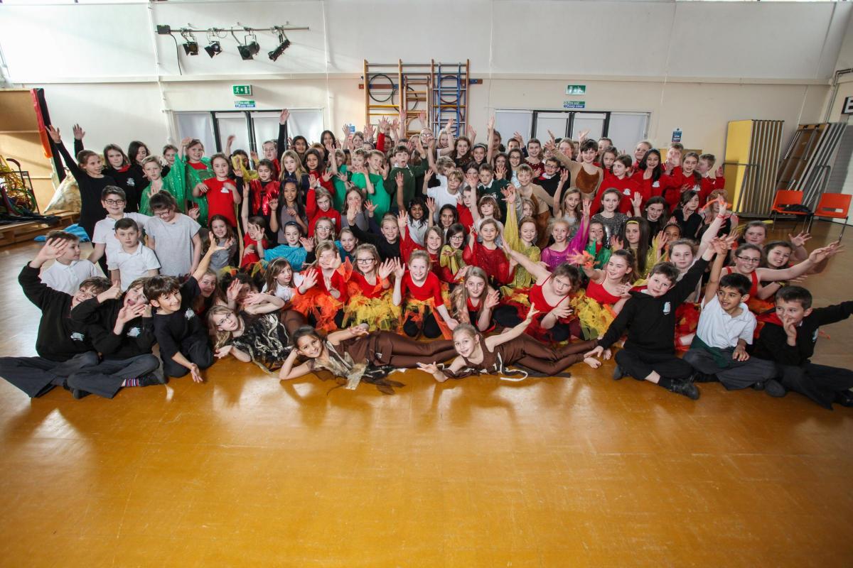 Shirley Junior School. Picture from Rock Challenge 2015.