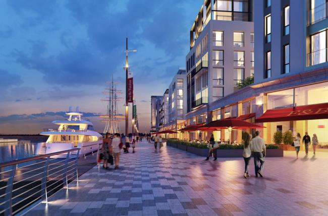 An artist's impression of the new Royal Pier scheme