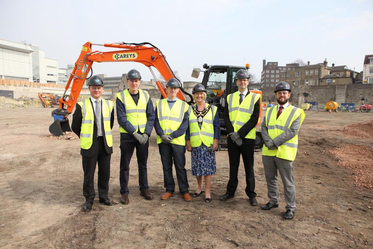 Construction begins on the Watermark West Quay site