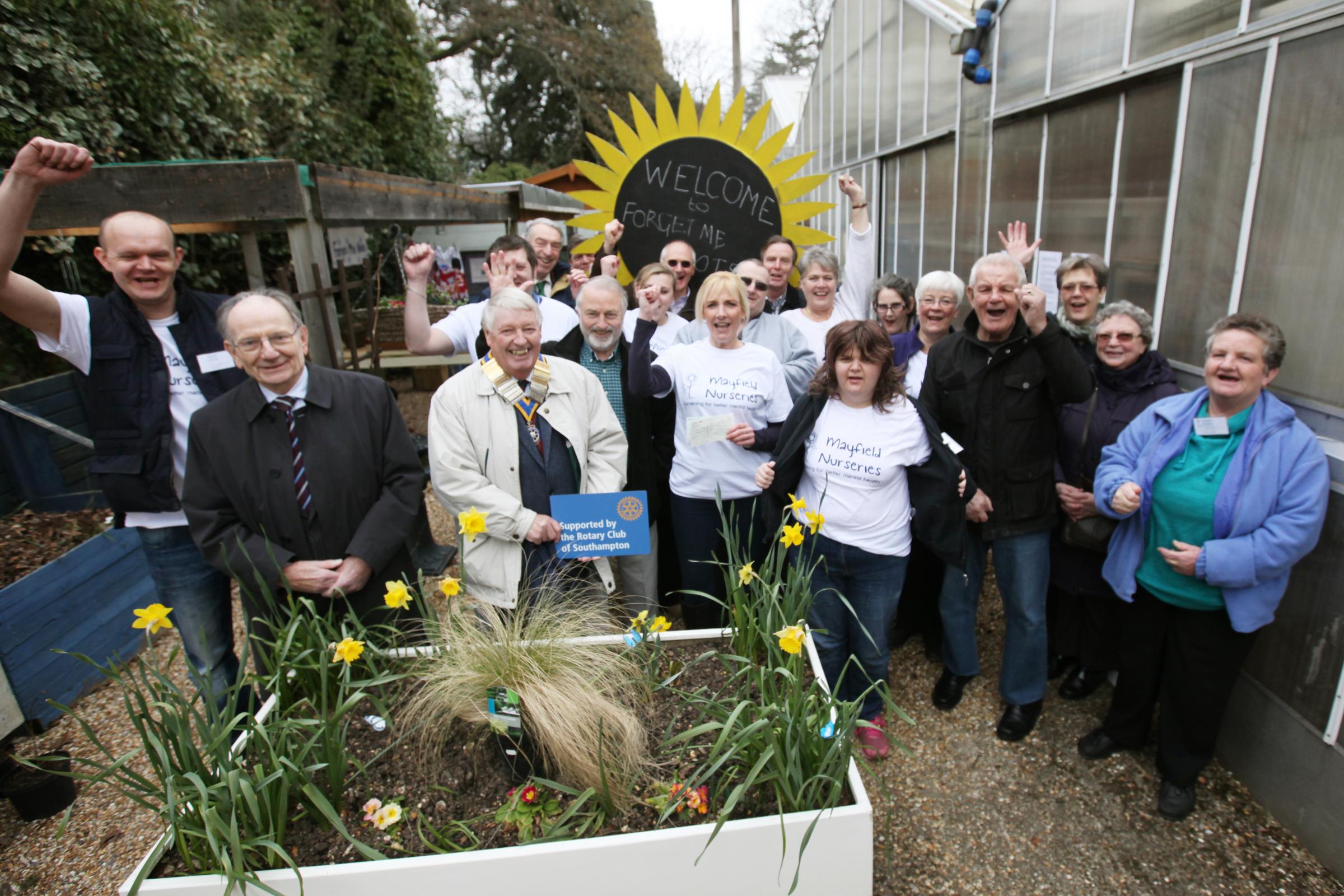 The Forget Me Not Gardening Group At Mayfield Nurseries Has Received More Funding Daily Echo