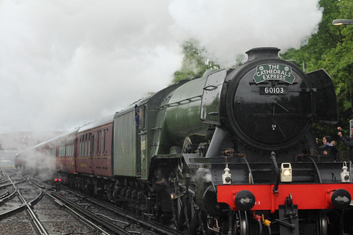 The Flying Scotsman at St Denys (photo: George Browning)