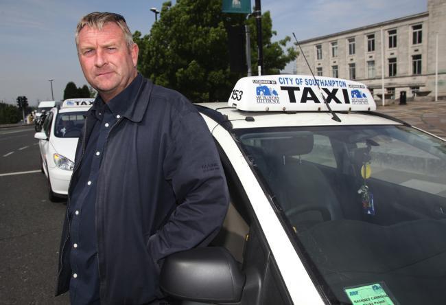 Taxi driver and chair of the Southampton cab branch of Unite, Perry McMillan