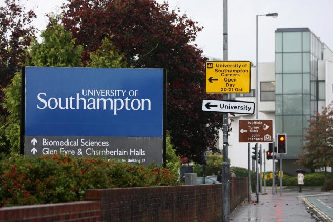 Southampton University, Burgess Rd, for stock.