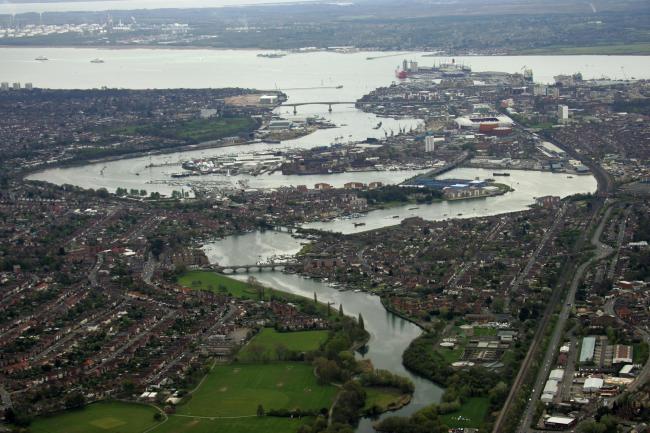 Southampton from the sky