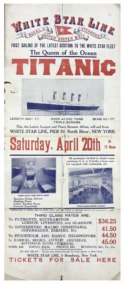 Enchères, ventes d'objets sur le Titanic - Page 5 8841376
