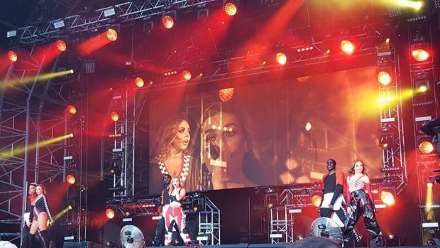 Daily Echo: Little Mix perform in Carlisle. Music is just one of the cultural components City of Culture judges were looking for. Picture: News & Star