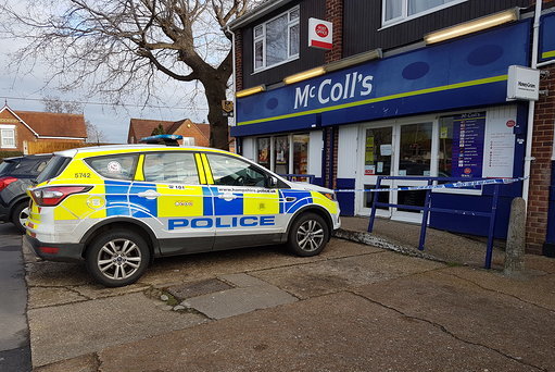 Three arrested in connection with Totton robbery