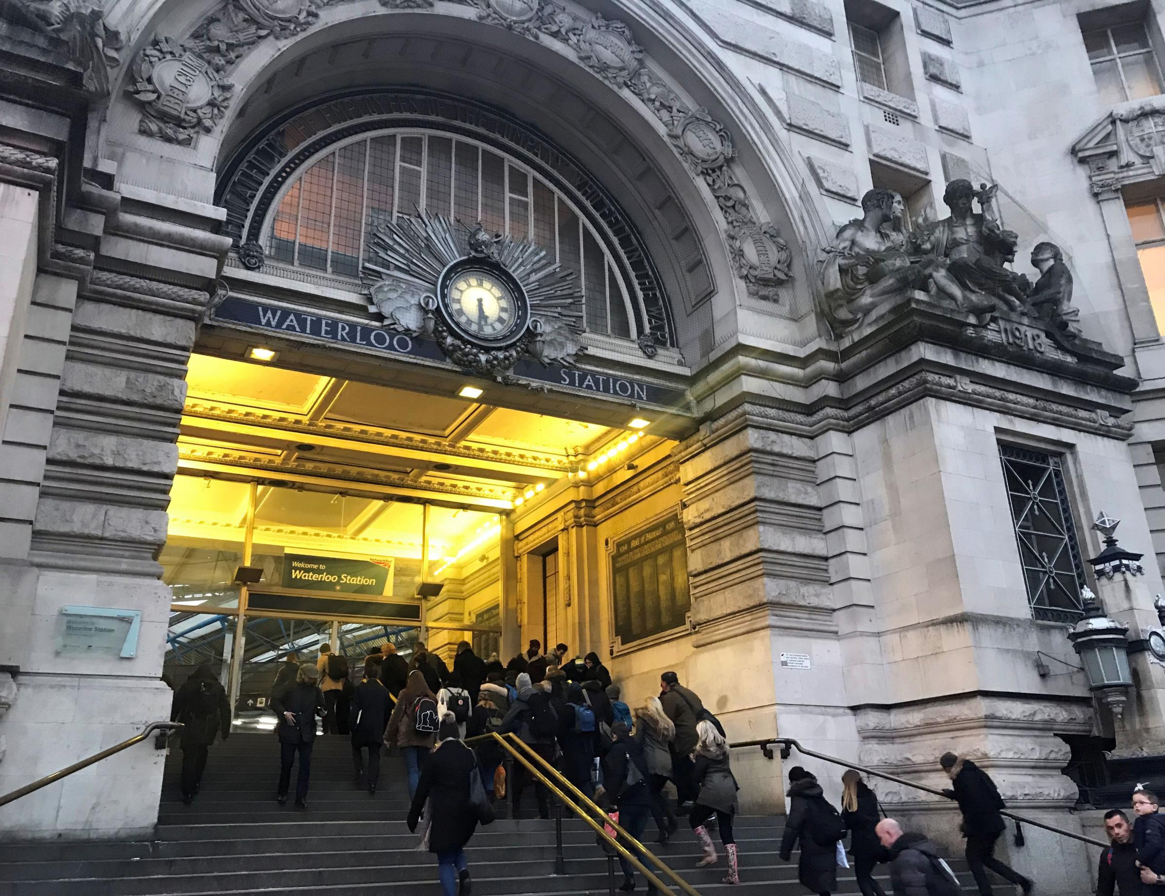 File photo dated 26/2/2018 of Waterloo Railway Station. Three small improvised explosive devices were found at buildings at Heathrow Airport, London City Airport and Waterloo train station in what the Metropolitan Police Counter Terrorism Command said was