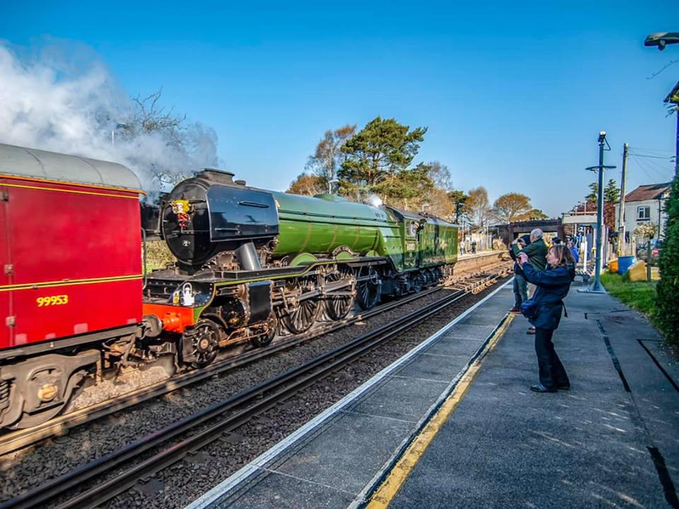 Flying Scotsman passes through Hampshire 2019. By Daily Echo Camera Club member Anthony James.