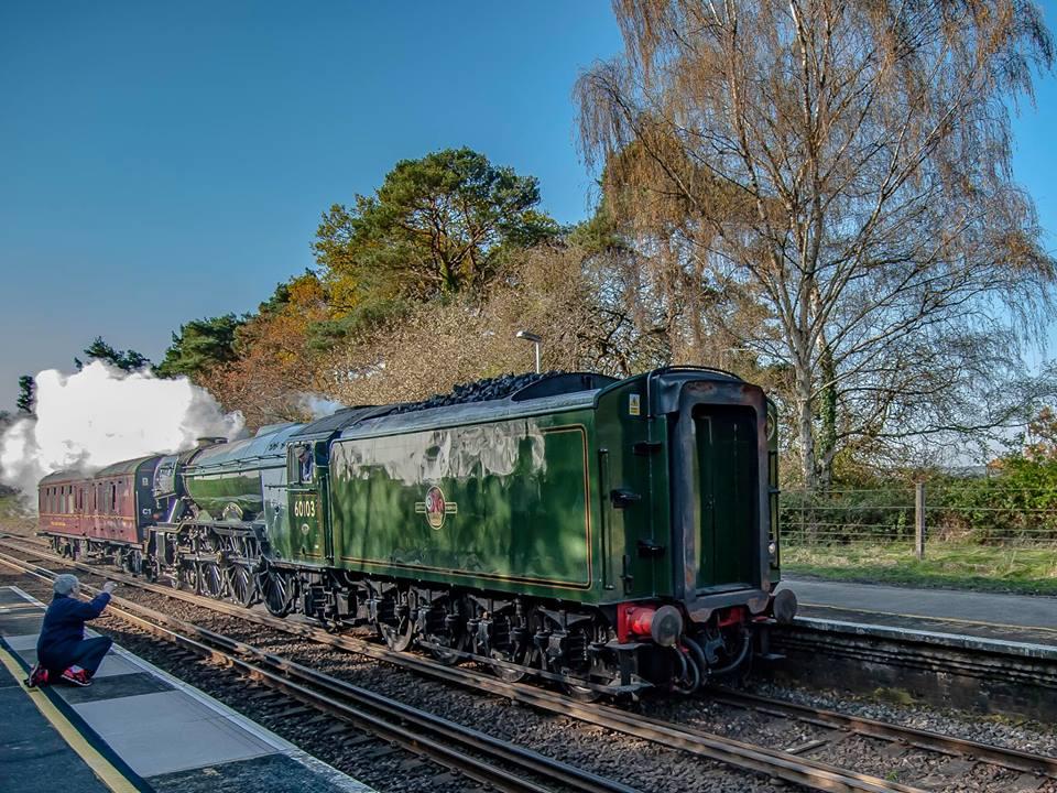 Flying Scotsman passes through Hampshire 2019. By Daily Echo Camera Club member Anthony James.